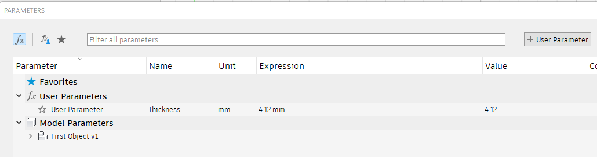 Parameter Setting